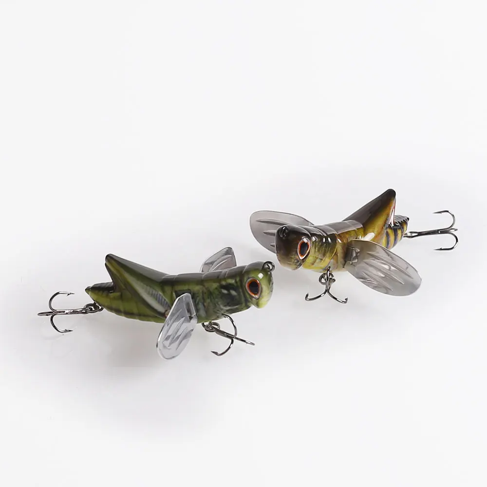 Hanlin Kevin Topwater Wobbler flotante para Lucio con alas de acero - imagen 4