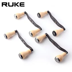 Mango de Carrete Ruke – Carbono y Madera para Baitcasting 120-130mm