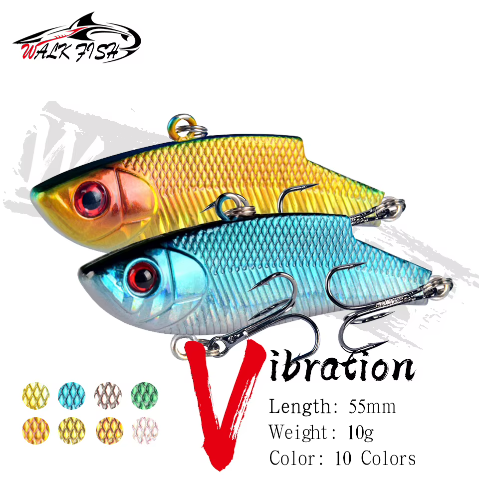WALK FISH Señuelo VIB Vibración Hundida – Pesca Deportiva