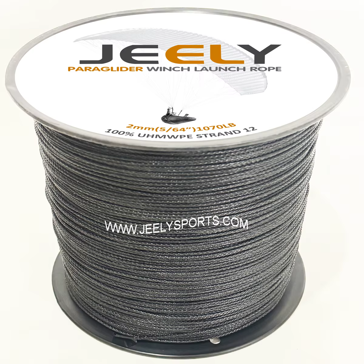 JEELY Línea trenzada UHMWPE hueca 50 m 2 mm - submarina 1000 lb - imagen 5