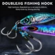 Anzuelos de asistencia Jigging Proberos inox con línea PE, agua salada - imagen 3