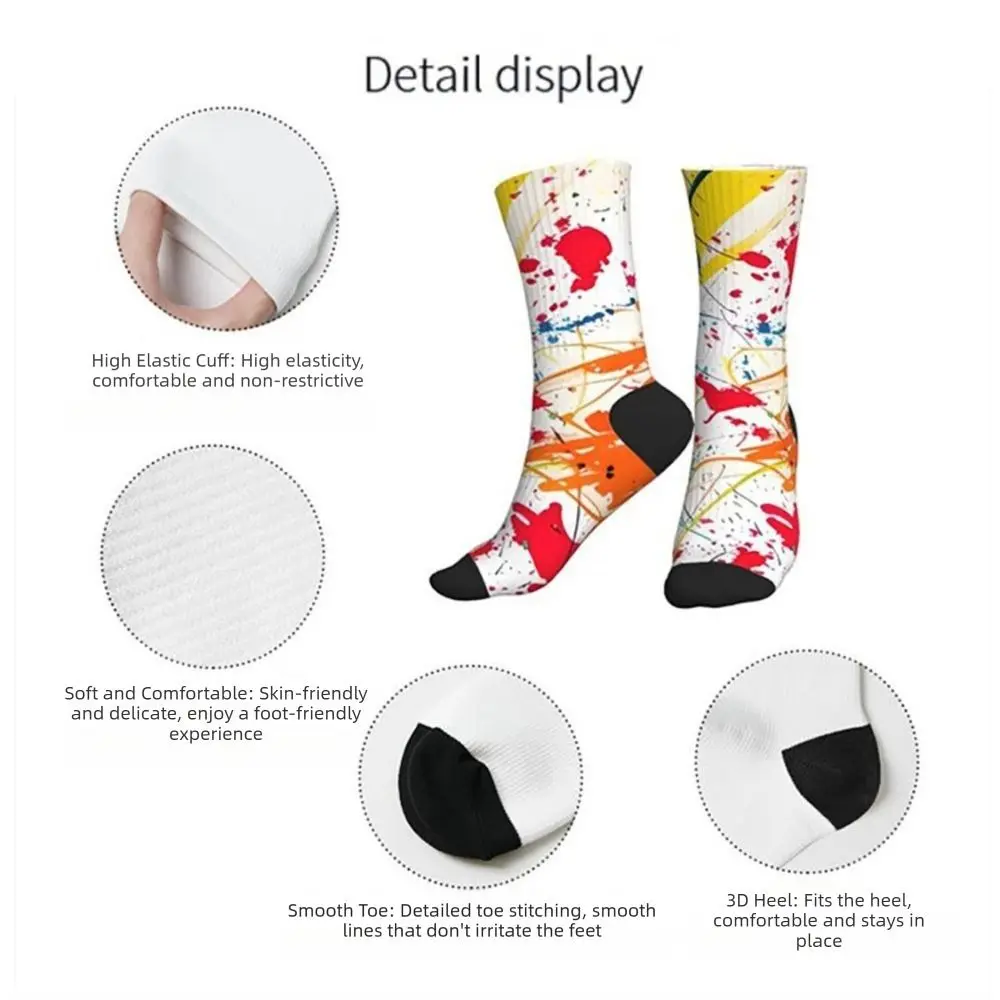 Vista de los calcetines en pareja para un look coordinado