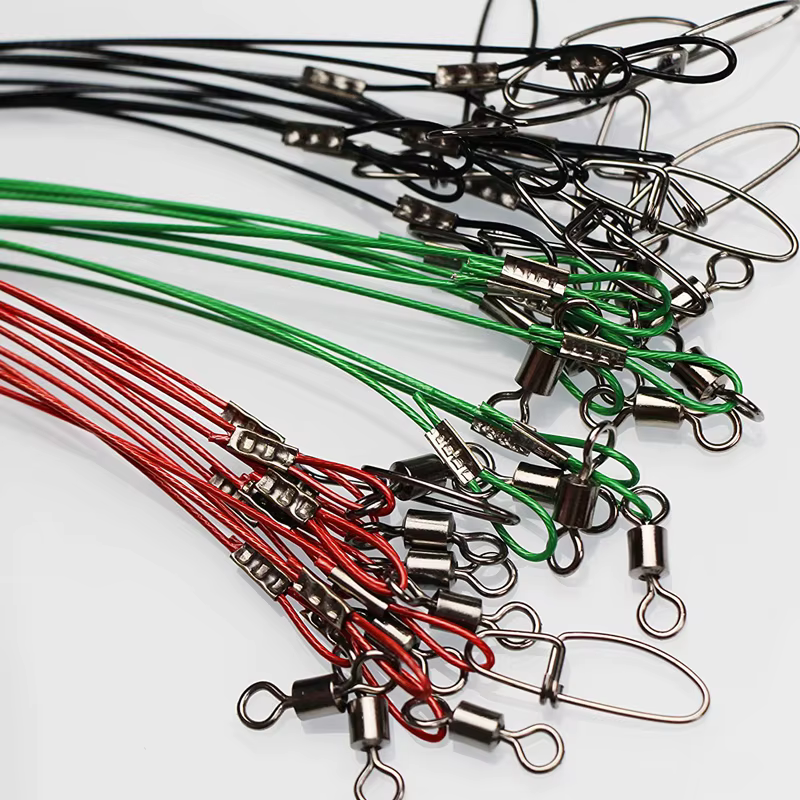 Líder de pesca acero inoxidable con giratorios antienredos - imagen 2