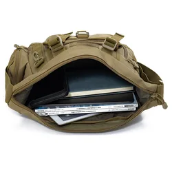 Bolsa táctica de pesca bandolera Molle para senderismo y ciclismo