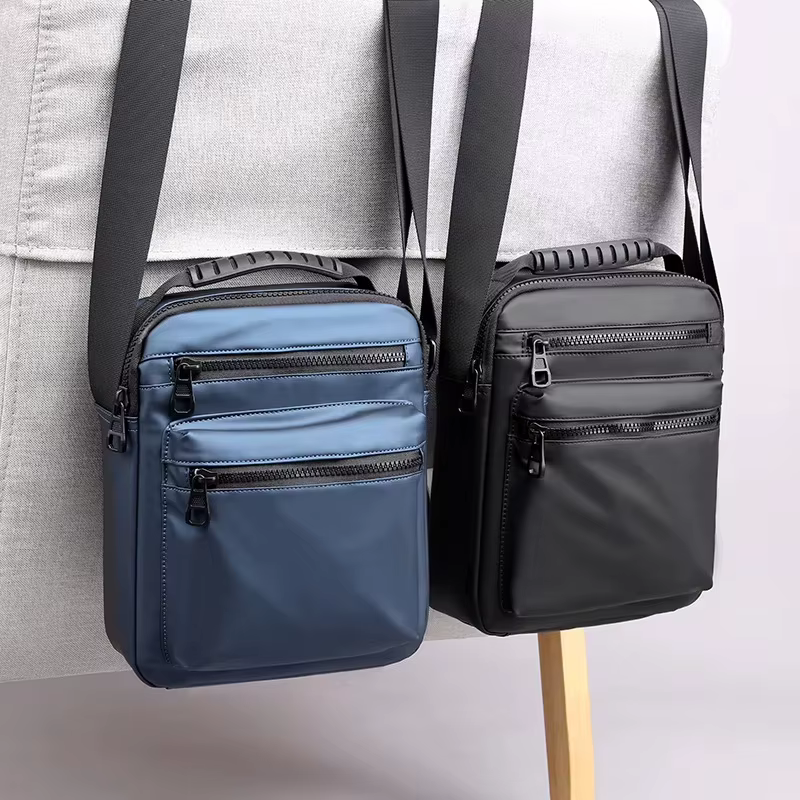 Bolso bandolera de pesca con cremallera y portaaparejos - imagen 3