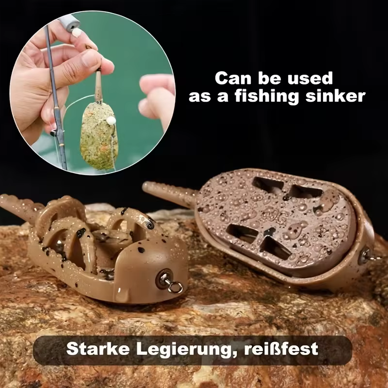Alimentador de Cebo Base Recta con Moldes para Cesta - imagen 4