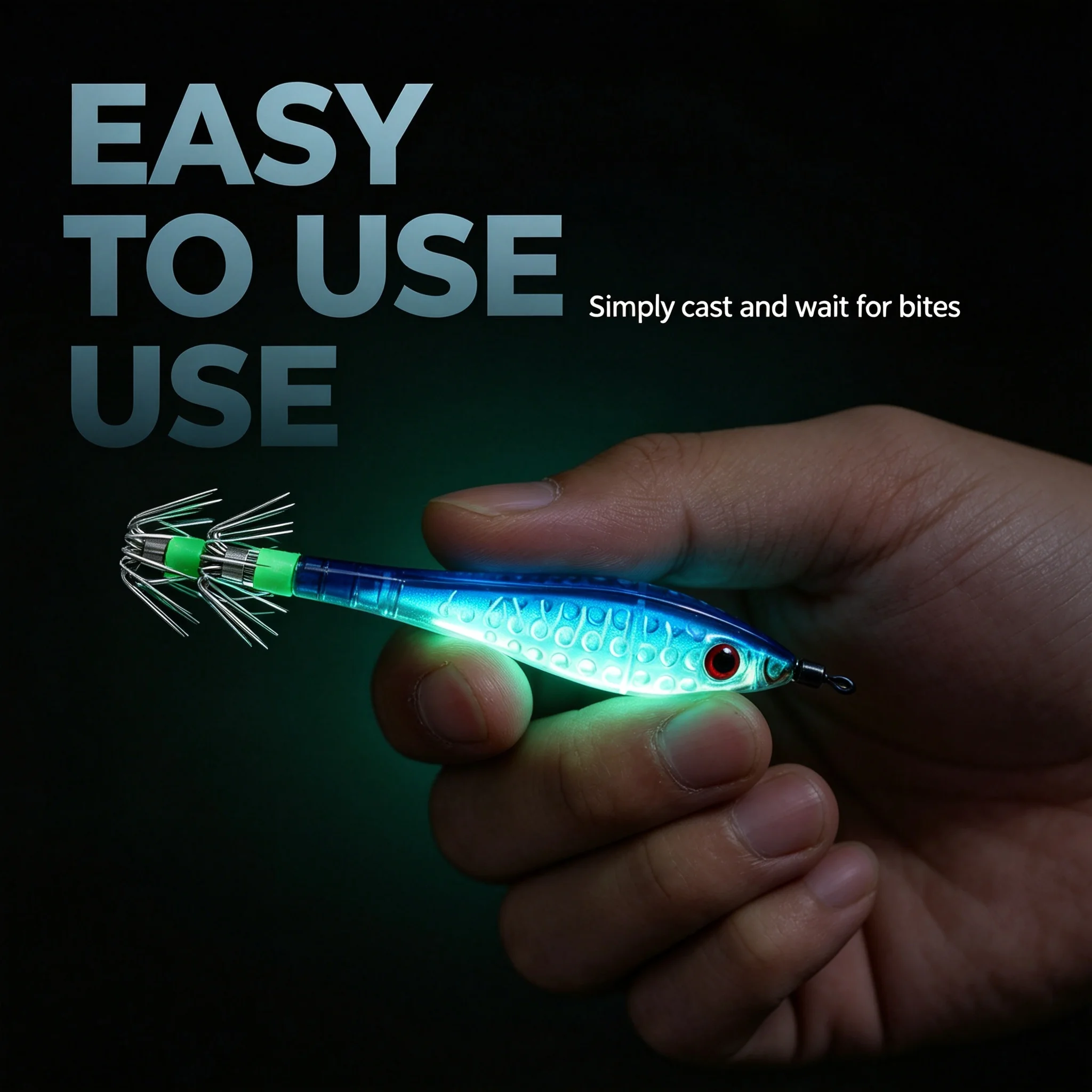 Anzuelos Luminosos Electrochapados para Calamar – Pesca Nocturna