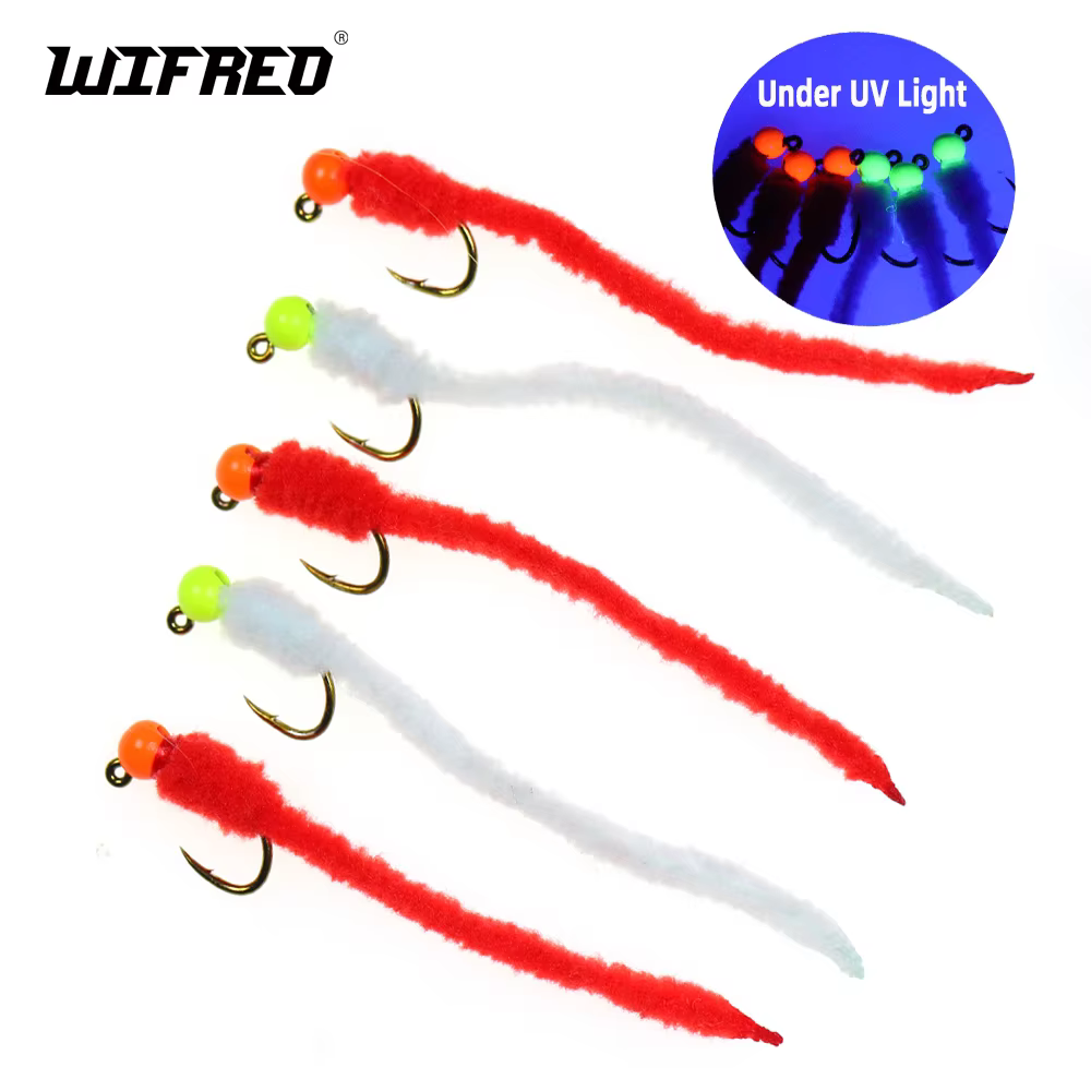 Jig Head Wifreo Cabeza de cuentas ranurada – Ninfa para trucha