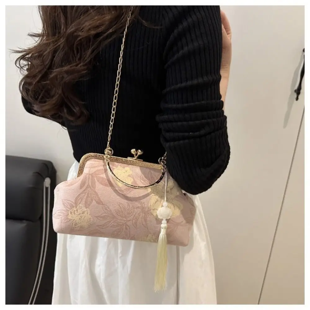 Bolso bordado chino en color