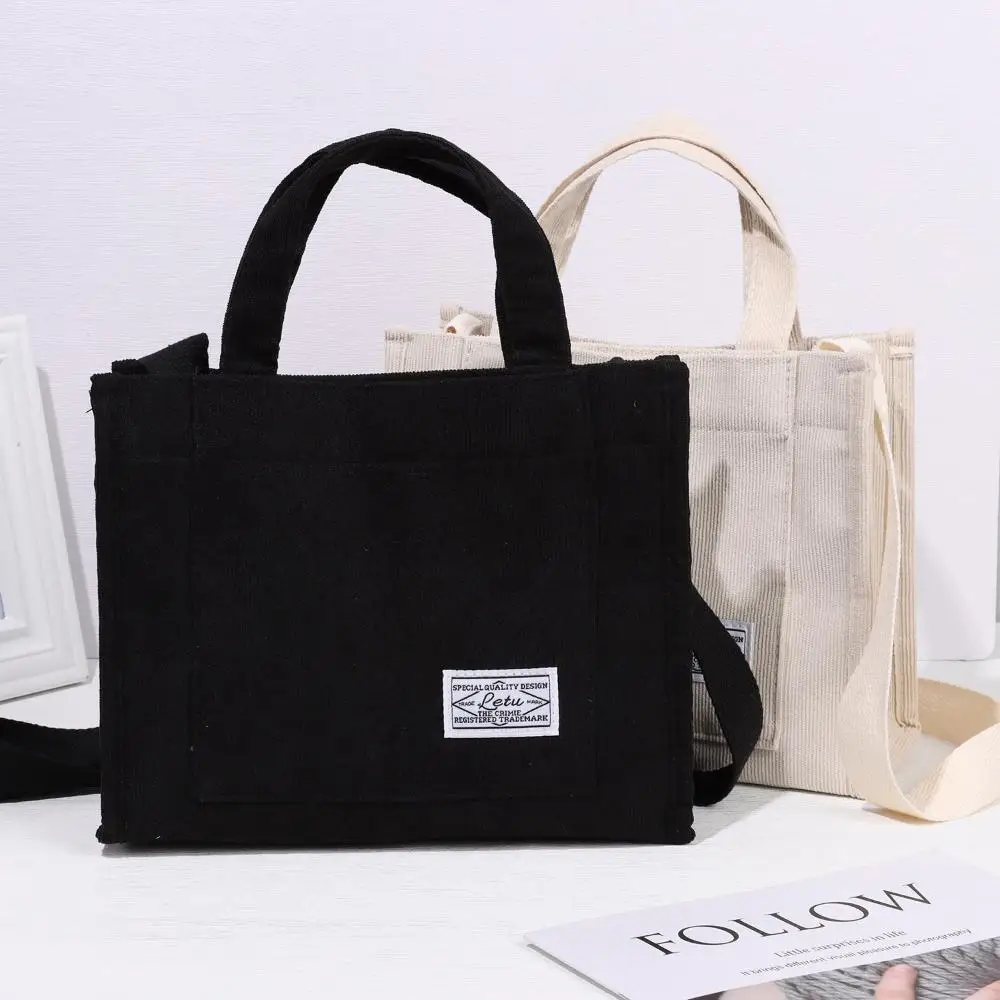 Bolso bandolera mujer vintage de algodón ecológico con cierre y lona - imagen 5