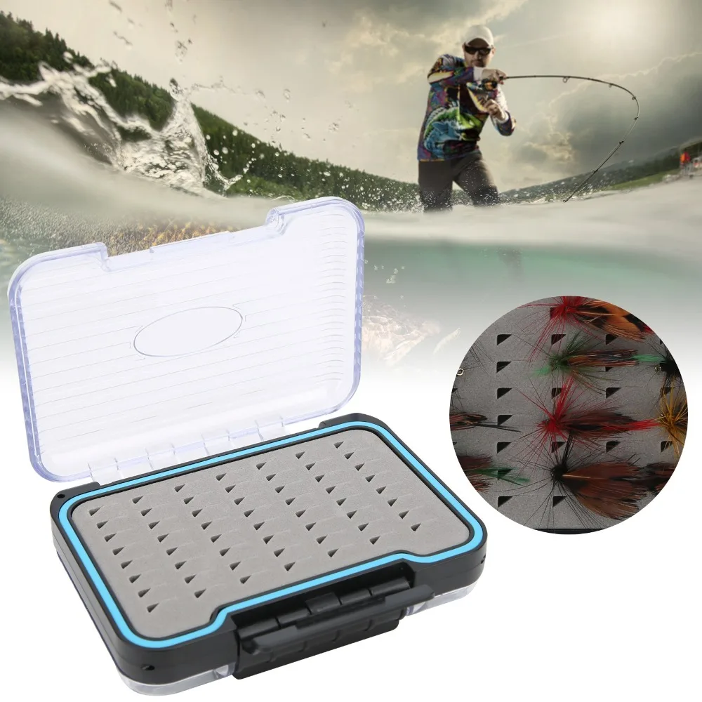 Caja para moscas PP impermeable doble cara con espuma antideslizante - imagen 2