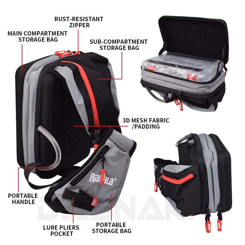 Bolsa Rapala Jungle multifunción para aparejos de pesca - imagen 3