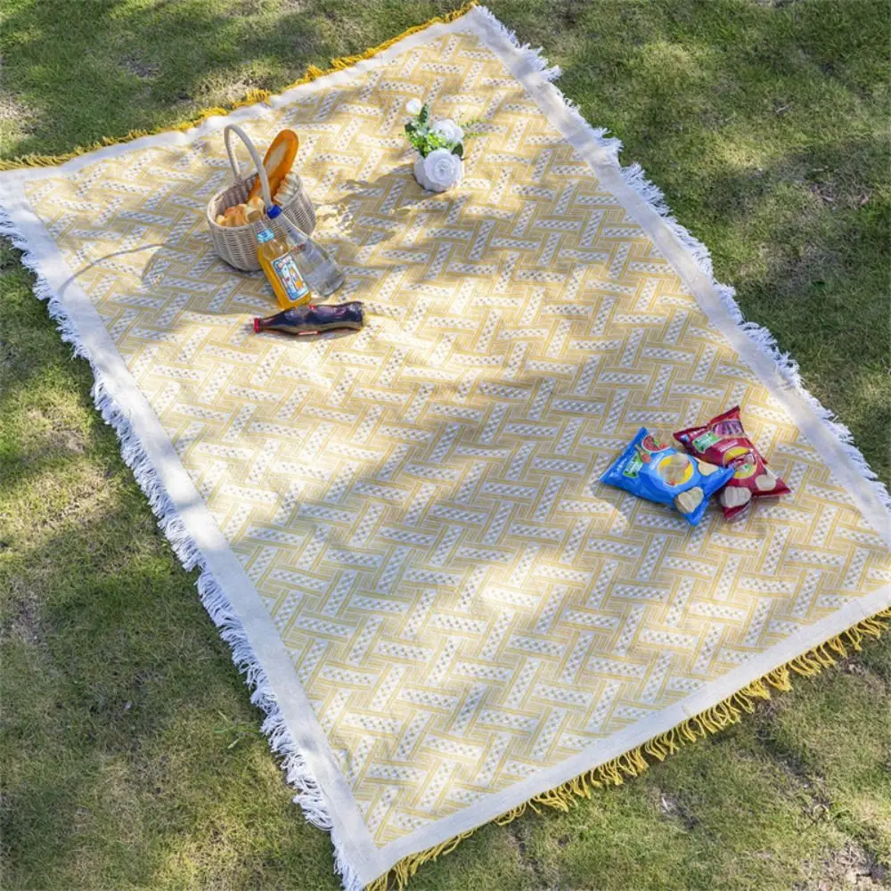 Mantel de picnic francés con correa de almacenamiento - imagen 5