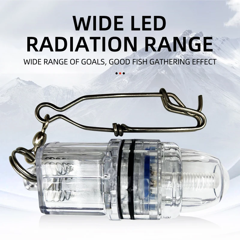 ShareShark luz LED subacuática con clip giratorio en aguas profundas - imagen 4