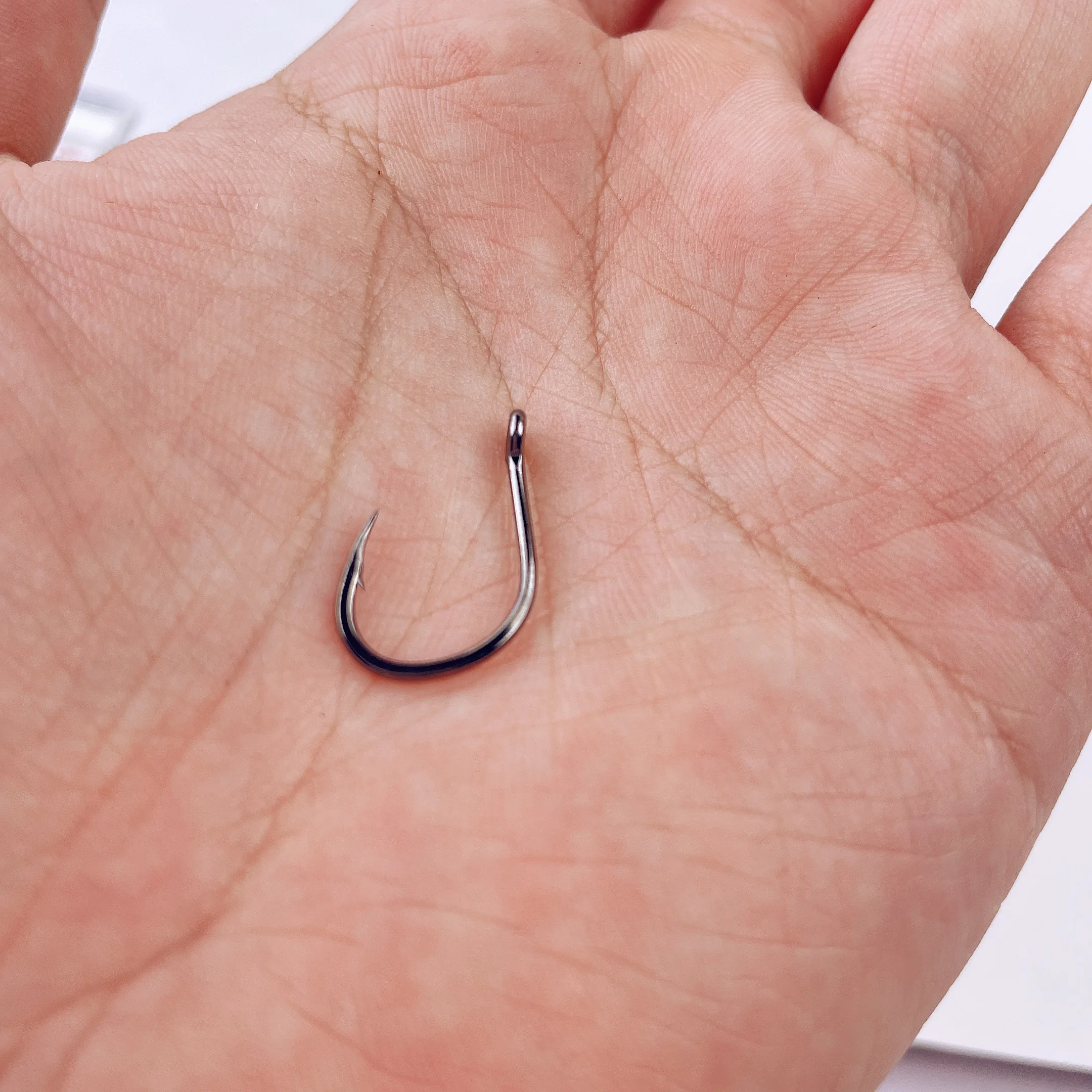 Anzuelos circulares individuales para pesca con mosca negros - imagen 4