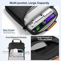 Funda protectora para tableta universal con correa de mano oculta