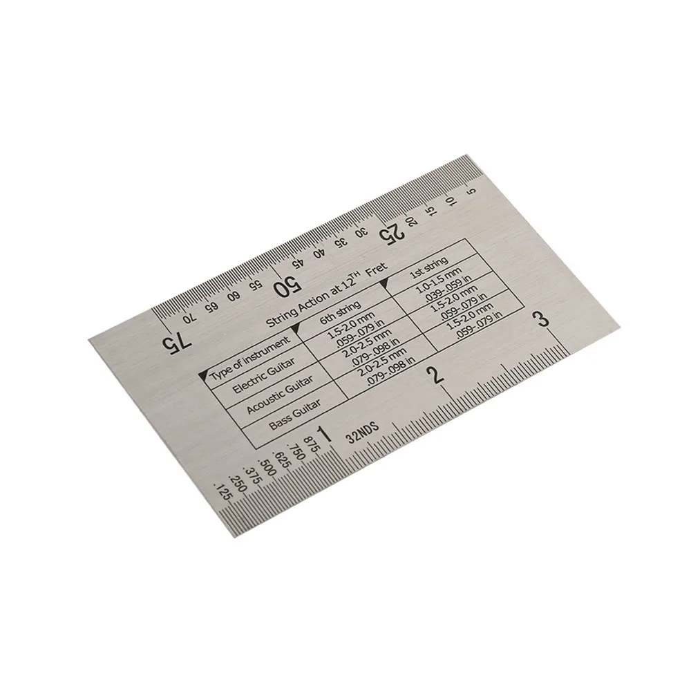 Protectores de trastes de metal plateado con herramienta de calibración - imagen 3