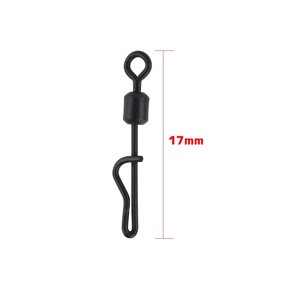 AE010 Clips de cambio rápido giratorios para aparejos de carpa - imagen 3