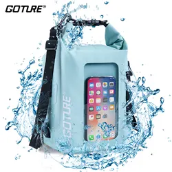 Goture Bolsa impermeable con pantalla táctil para drifting y kayak