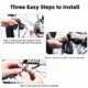 Tensor de cadena bicicleta aluminio doble guía de resorte suave - imagen 2