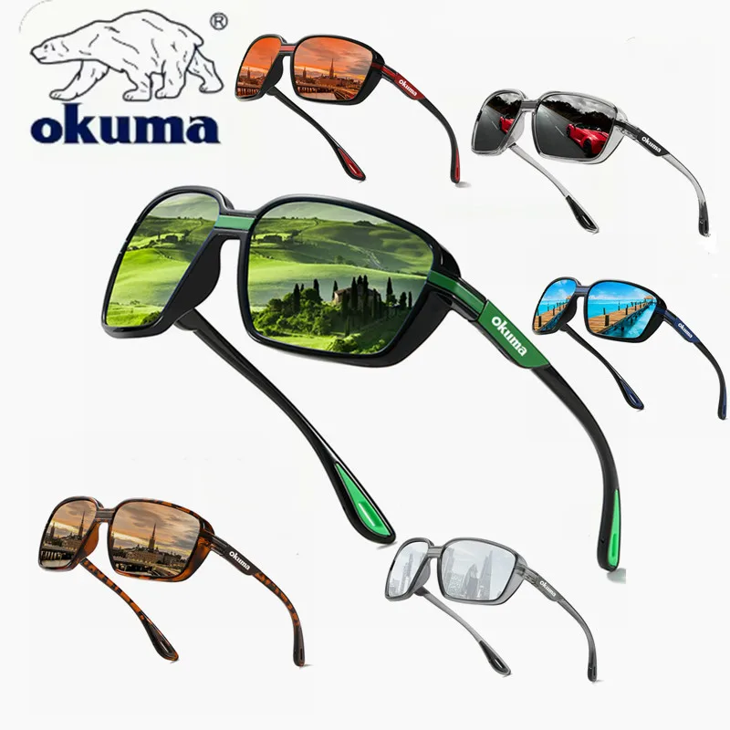 Gafas de sol polarizadas cuadradas Okuma – para pescar y conducir - imagen 5