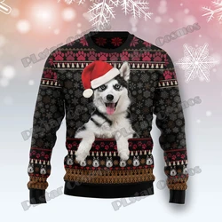Suéter Lobo Howling Moon 3D Unisex Otoño‑Invierno – Jersey de punto