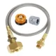 Adaptador de recarga de propano para estufa de gas manual GLP conector manguera duradero - imagen 4