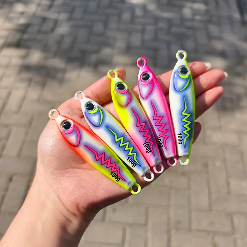 Señuelo metálico Obsession J172 de hundimiento lento con anzuelo - imagen 5