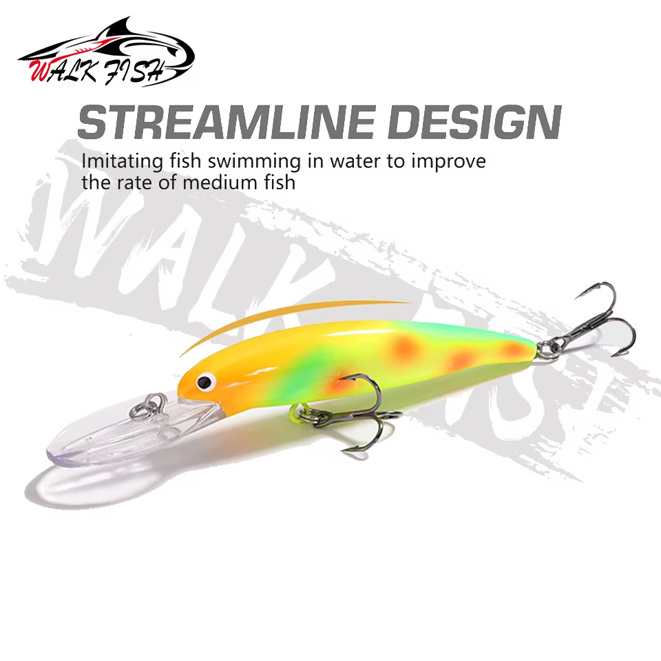 Crankbait flotante WALK FISH – Señuelo duro de buceo profundo - imagen 4