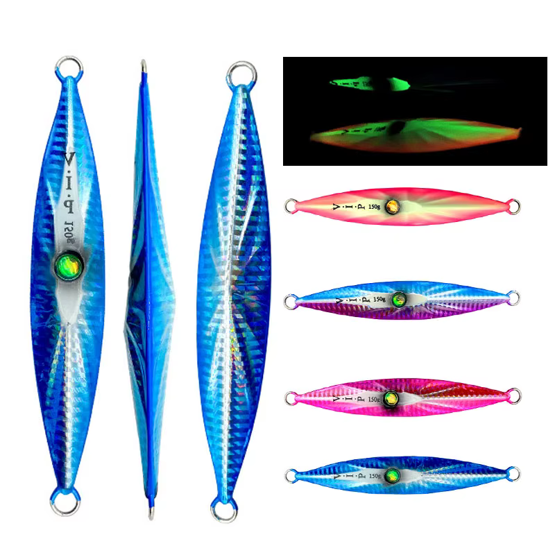 Señuelo de hundimiento lento para pesca deportiva – Anzuelo metálico - imagen 3