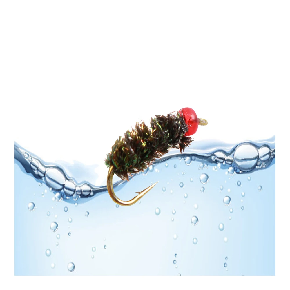 Anzuelos triples para pesca con mosca - Plumas de trucha - imagen 5