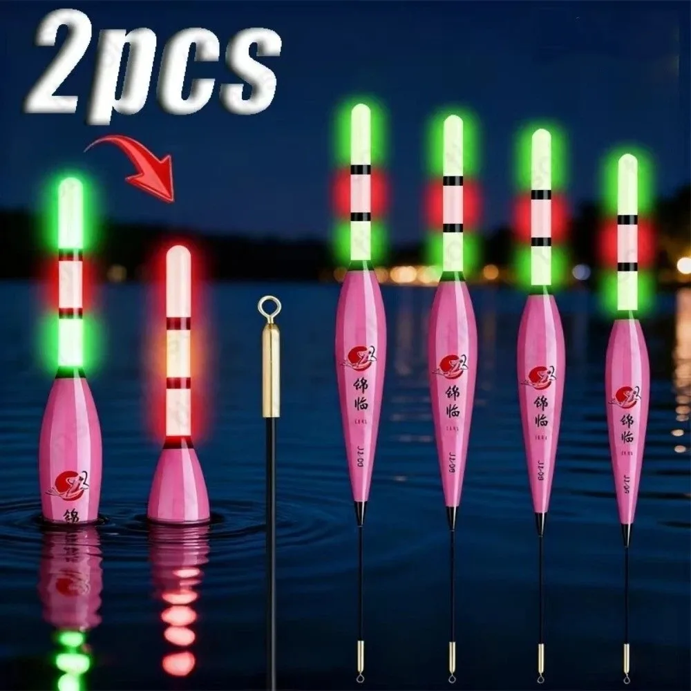 Flotador pesca nocturna LED con luz bicolor y sensor de gravedad - imagen 4