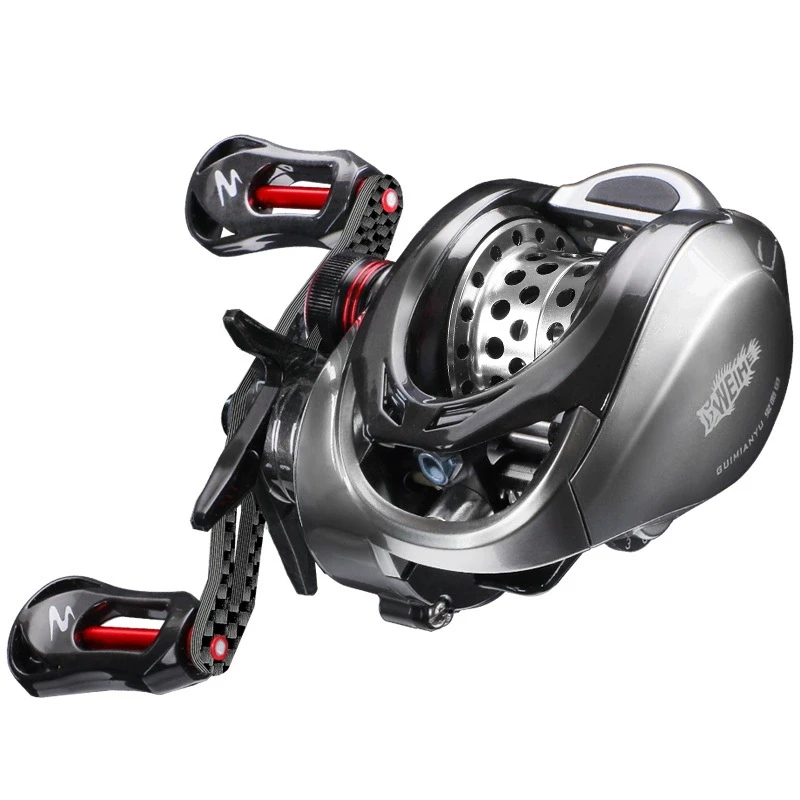 Carrete de pesca WEIHE carbono ligero, freno magnético - imagen 5