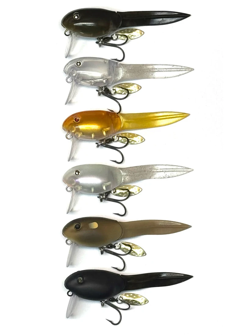 Perfil tipo tadpole para imitar presas