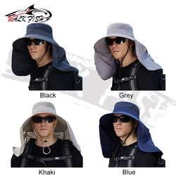 Gorra de pesca WALK FISH con protección solar y visera facial
