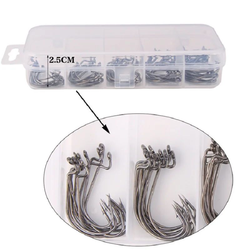 Anzuelos Compensados Crankbait 8-3/0 – Para vinilo agua salada - imagen 5