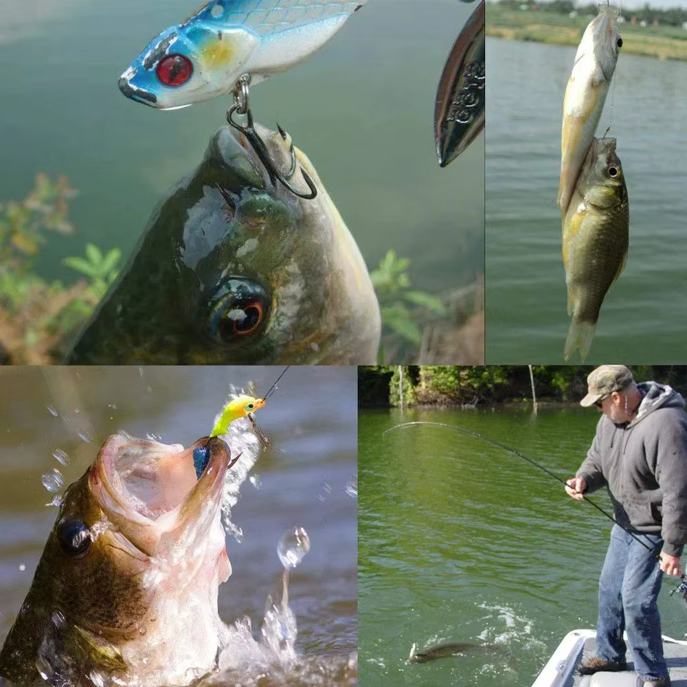 Crankbait Minnow Swimbait duro – Buceo profundo con anzuelo triple - imagen 5