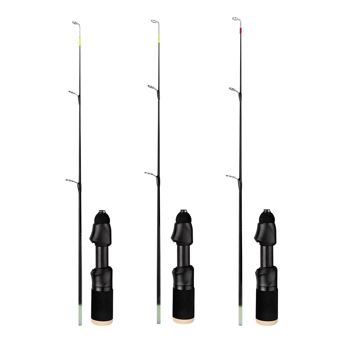 Caña pesca hielo ML M MH fibra vidrio ultraligera - imagen 3