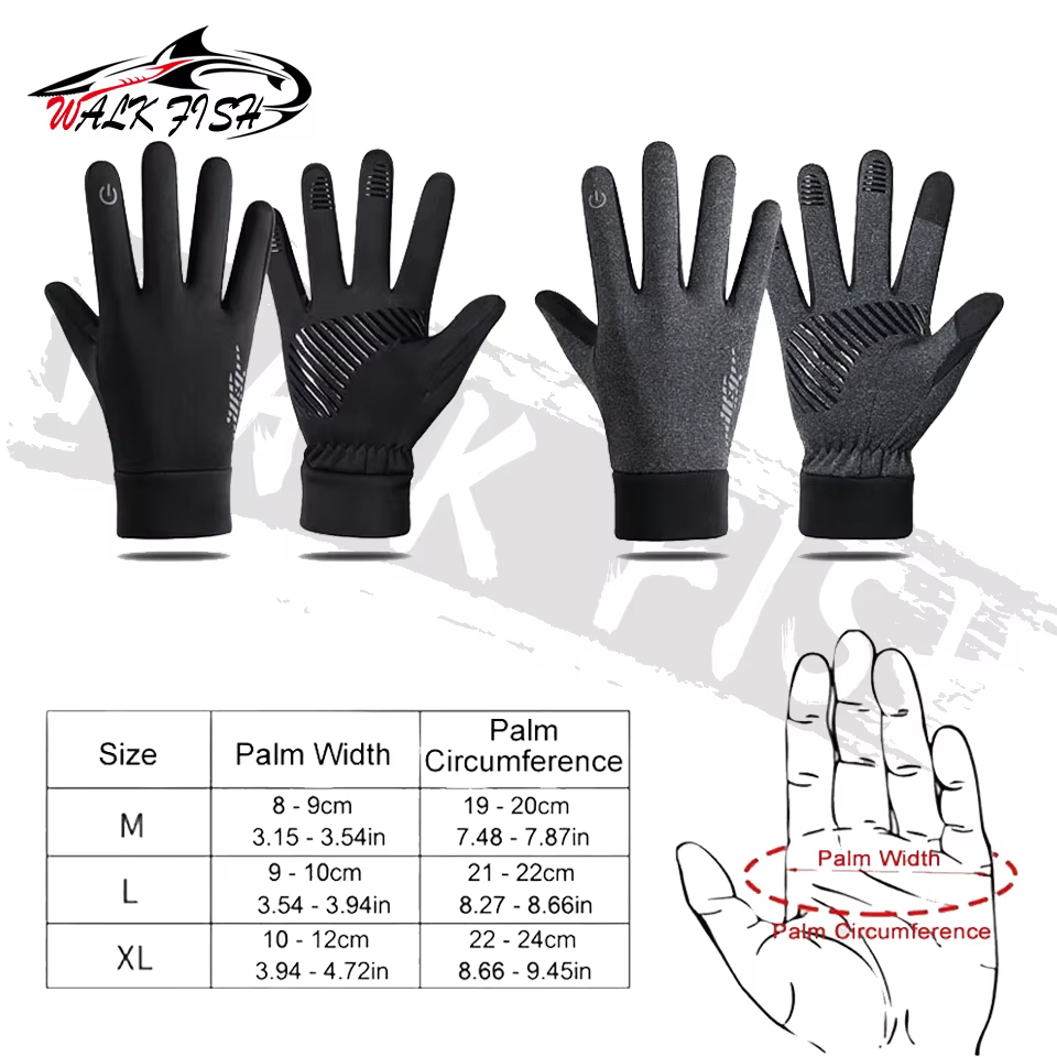 Guantes WALK FISH térmicos antihumedad para pesca de invierno - imagen 3