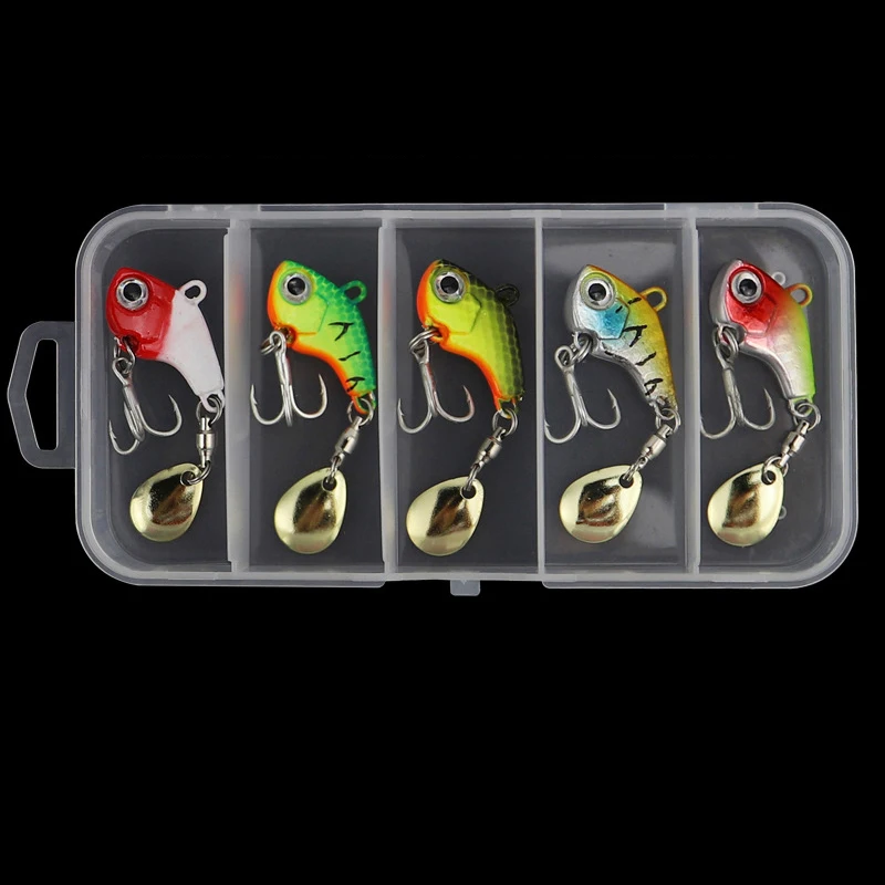 Mini VIB metálico Pin Crankbait – Señuelo vibrante hundible para spinning - imagen 5