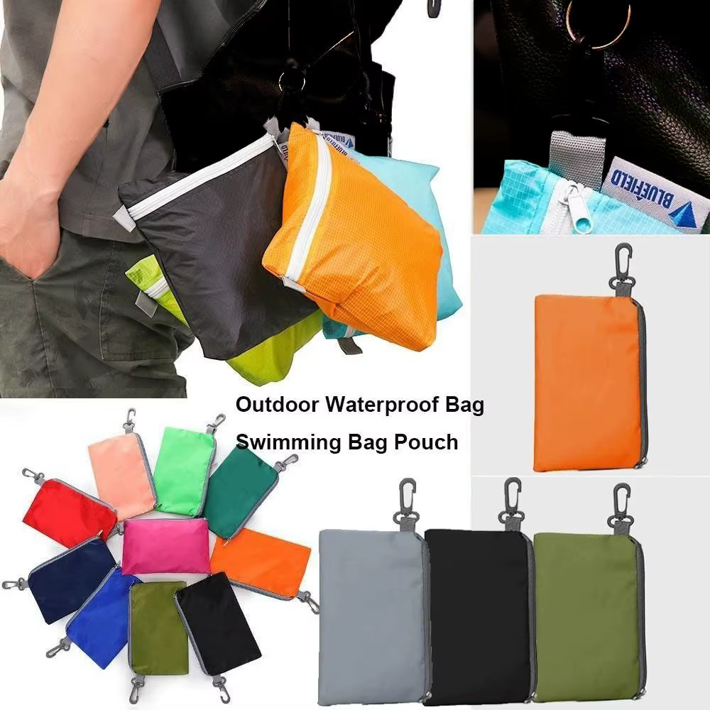 Bolsa impermeable con cremallera y mosquetón para pesca deportiva - imagen 2