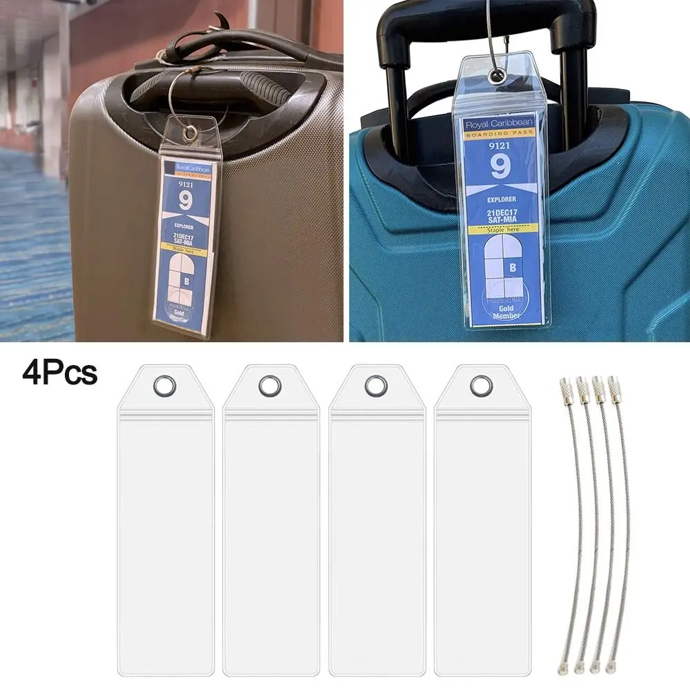 Etiquetas reutilizables para maletas con lazos de acero - imagen 4