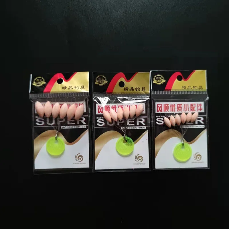 J519 Flotador luminoso oval rojo-blanco para pesca de carpa - imagen 5