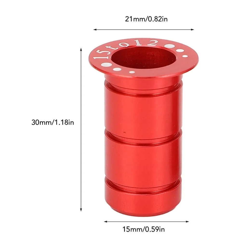 Adaptador de eje pasante bicicleta de aleación de aluminio - imagen 5