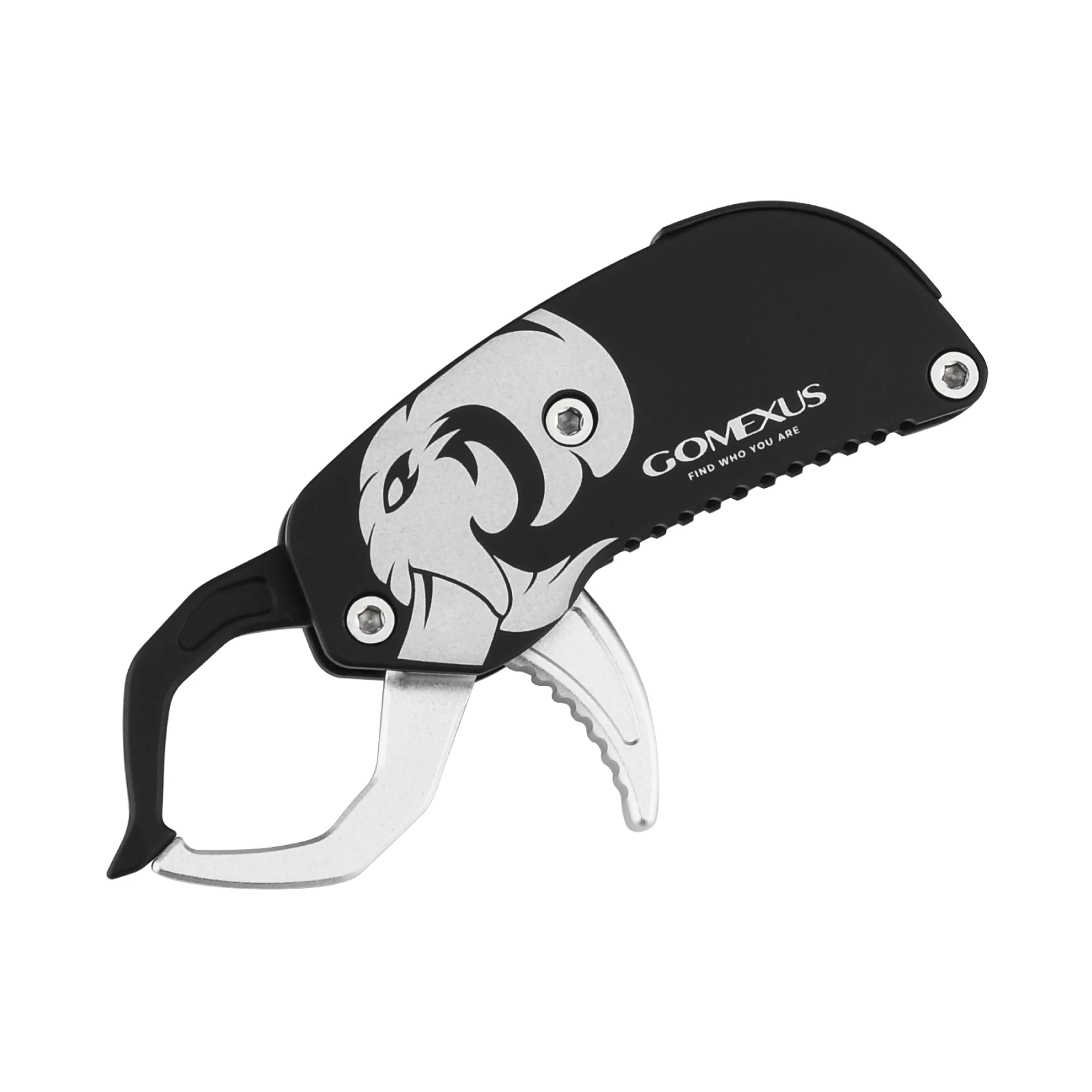 Gomexus Pinza de pesca ligera aluminio compacto y portátil