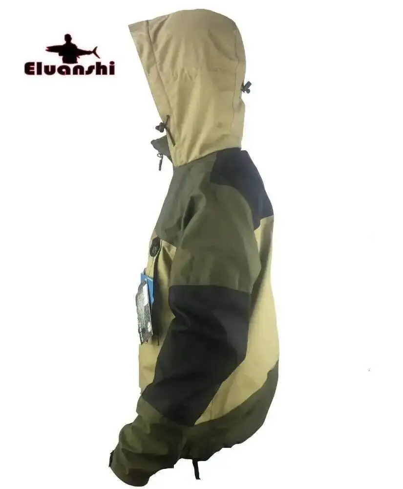 ELUANSHI Chaqueta Wader Impermeable Transpirable Pesca con Mosca - imagen 2