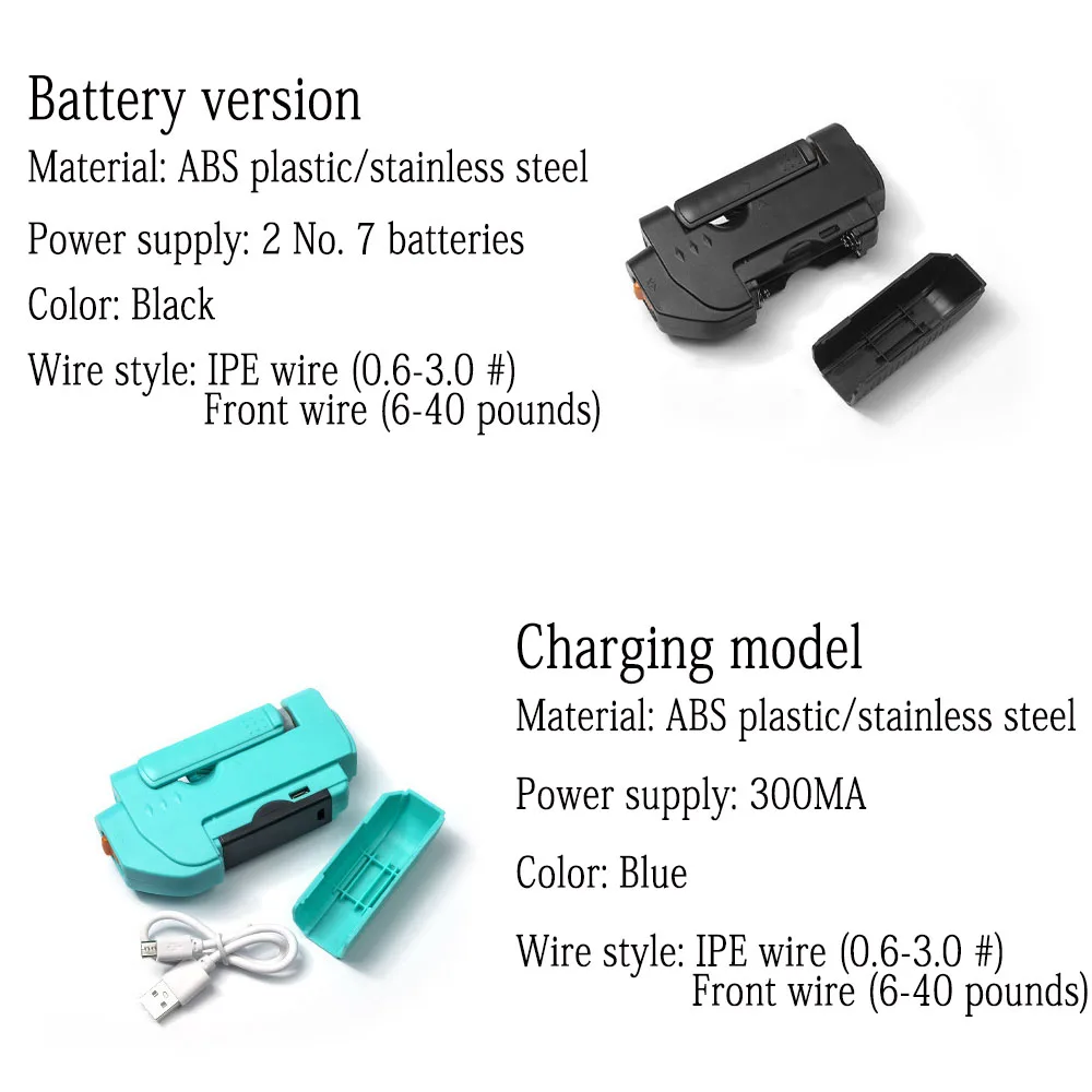 Atadora de nudos eléctrica recargable – Enrollador rápido para pesca - imagen 4