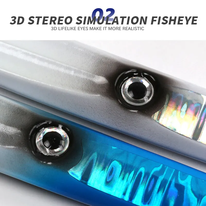 TEASER Jig de hierro para pesca de altura, hundimiento rápido - imagen 3