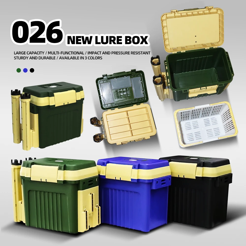 Caja de pesca ZYZHE vista frontal