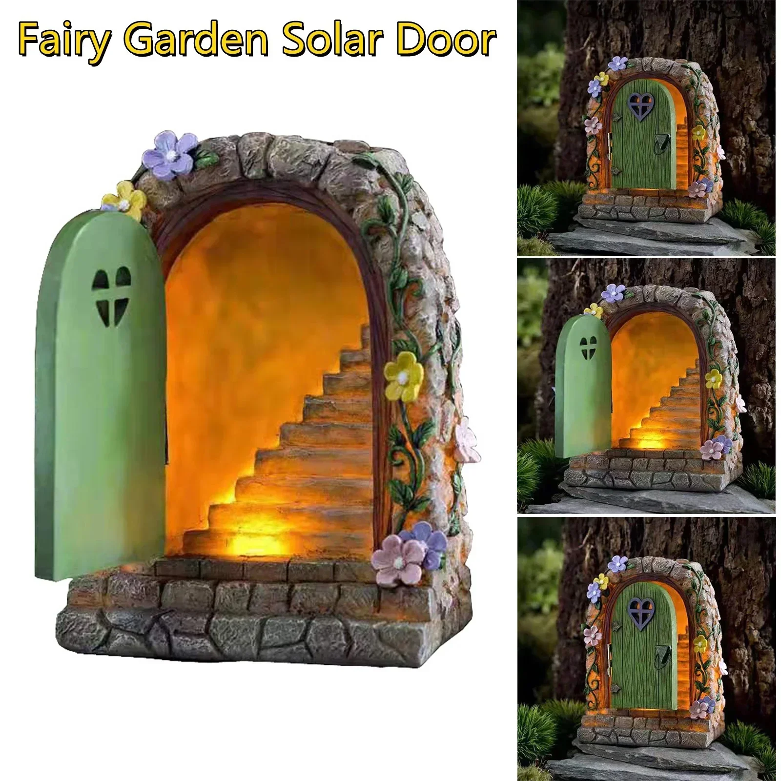 Miniaturas para decoración exterior con duendes